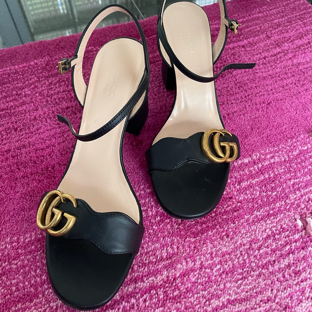 Gucci sandals, size 36.5 or 6.5 US, never worn